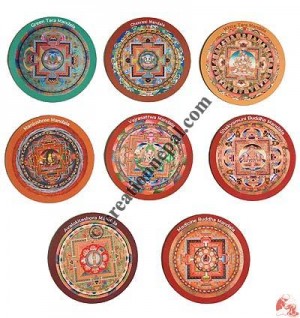 Mandala fridge magnet