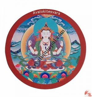 Avalokitesvara fridge magnet