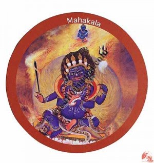 Mahakala fridge magnet