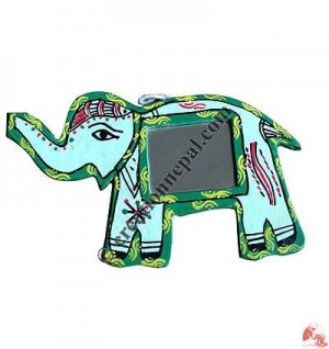 Mithila small elephant mirror