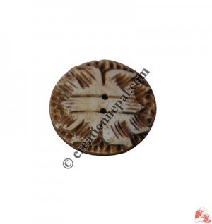 Carved bone button1 (packet of 10)