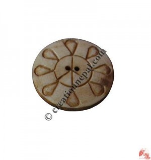 Carved bone button2 (packet of 10)