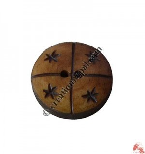 Carved bone button10 (packet of 10)