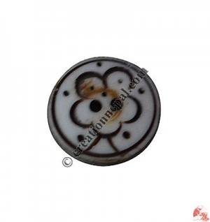 Carved bone button15 (packet of 10)