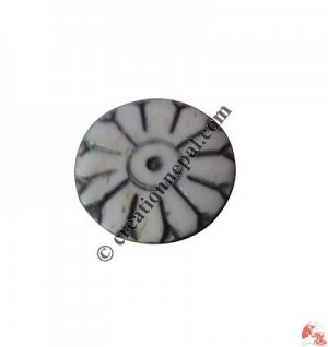 Carved bone button22 (packet of 10)