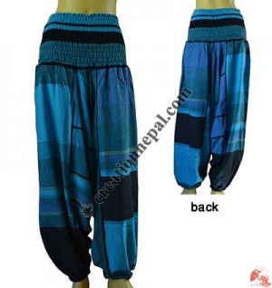 3-pattern cotton loose trouser