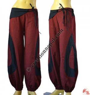 TD patch design cotton trouser