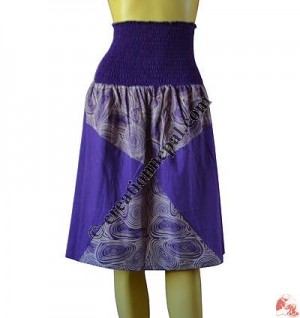 Bobbin waist chakra skirt