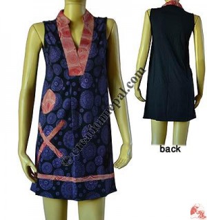 Prints and Chakra design dress