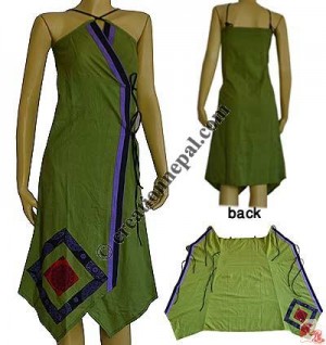 Cotton open dress