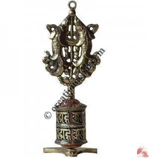 Prayer wheel auspicious Machha