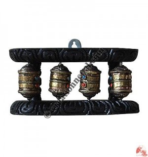 4 in 1 decorative prayer wheel