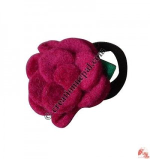 Single color 4-layer flower hairband
