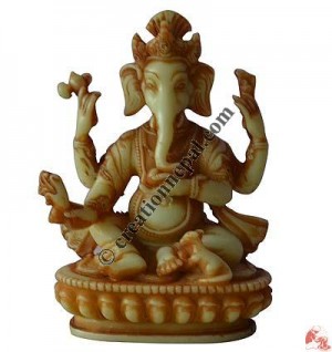 Sitting Ganesh - glow
