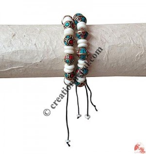 Mix beads wrist band1