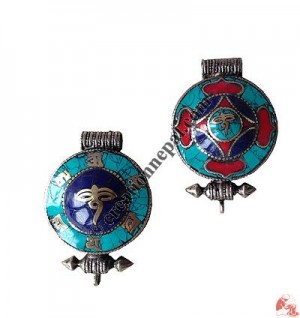 Buddha-eye assorted ghau pendant