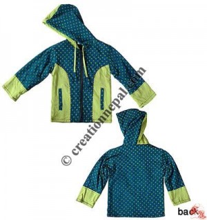 Dots print kids sinkar jacket