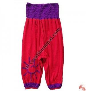 Spiral-cut sun sinkar kids trouser