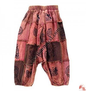 Sinkar patch-print kids trouser