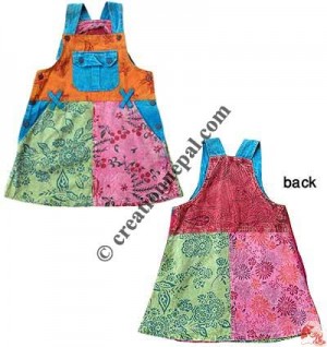 Shyama cotton patch-join kids dress