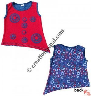Bubble prints and patch sinkar  kids dress