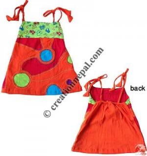 Sinkar cotton kids map dress