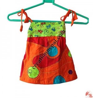 Sinkar cotton kids map dress