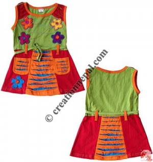 Sinkar kids flower-patch dress