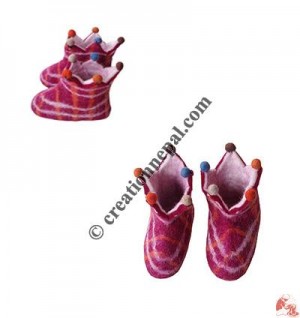 Balls n check baby boot