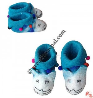 Balls decorated baby boot