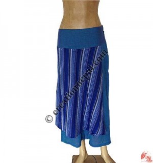 Cotton skirt trouser