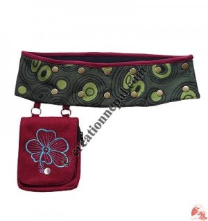 Blazer pocket cotton belt