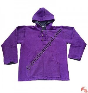 Coarse cotton pullover