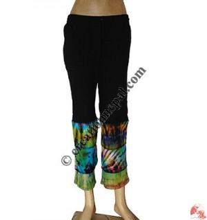 Sinkar 3-Quarter bottom tie-dye trouser