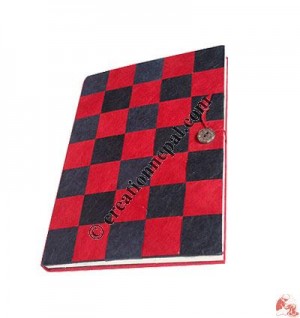 Check cover Lokta notebook