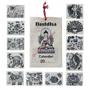 Small handmade paper BW calendar7