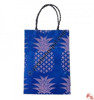 Handmade paper printed bag12