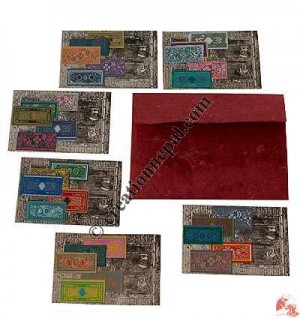 Newspaper style card set