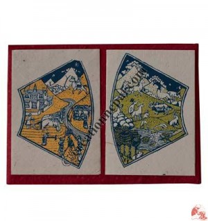 Mountain culture print cards set