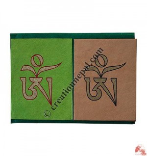 Tibetan OM print cards set