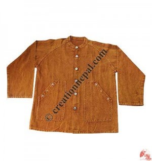 Cotton round neck shirt