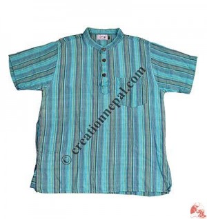 Stripes cotton stone-wash Kurta
