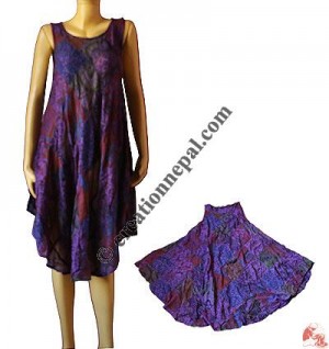 Cotton patch work dress