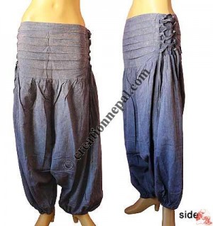 Side buttons loose trouser