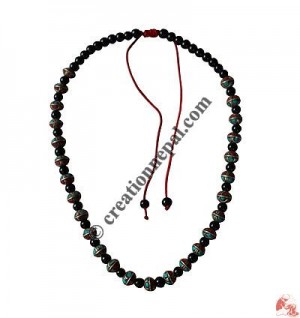 Chips-metal beads necklace