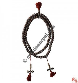 Mantra carved bone beads Mala