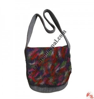 Colorful-Flap felt Bag