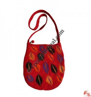 Lips design Felt Bag