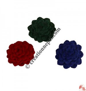 Solid Color 6-layer Felt Brooch