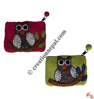 Owl on a Branch Coin Purse